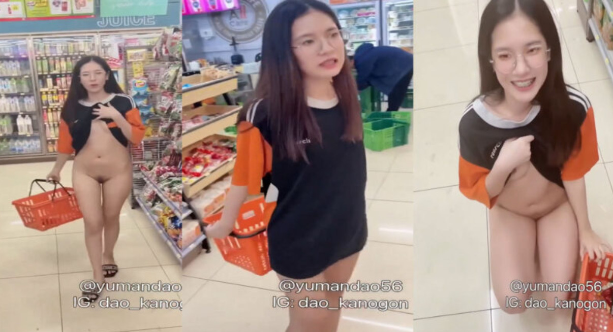 หลุดน้องดาวโชว์หีในเซเว่นที่กำลังเป็นข่าว Vk dao_kanogon